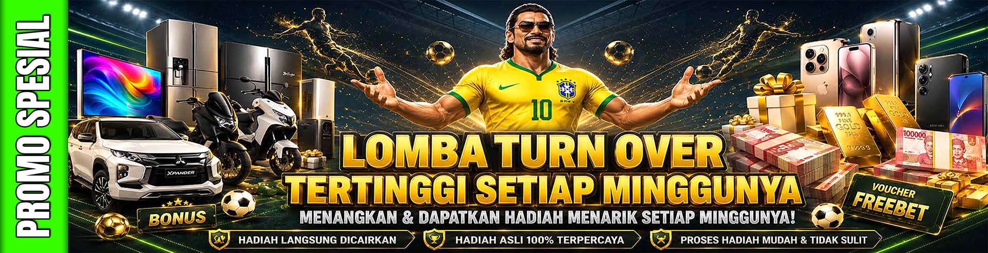 Lomba Turnover Setiap Minggu!